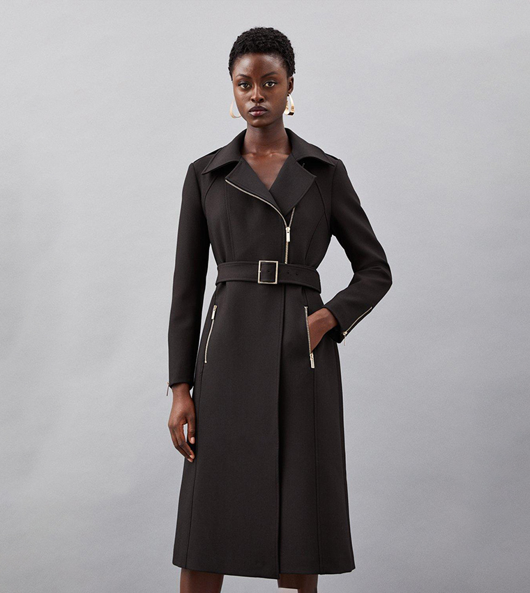 Karen millen tailored hot sale teddy coat