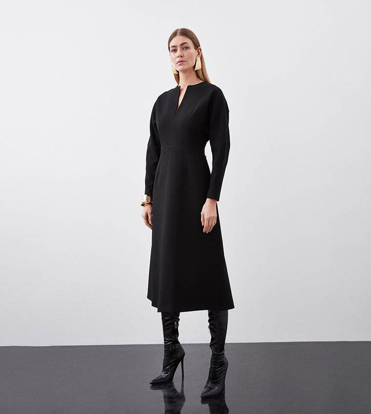 Structured a line clearance dress