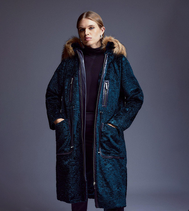 Karen millen pony outlet fur coat