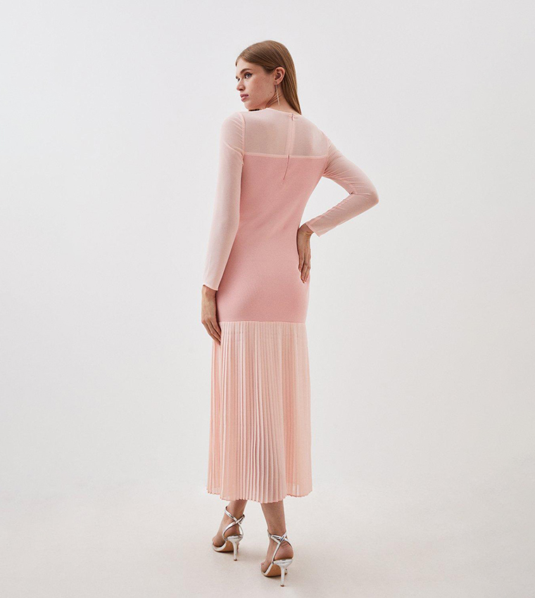 Solid Knitted Bodycon Dress