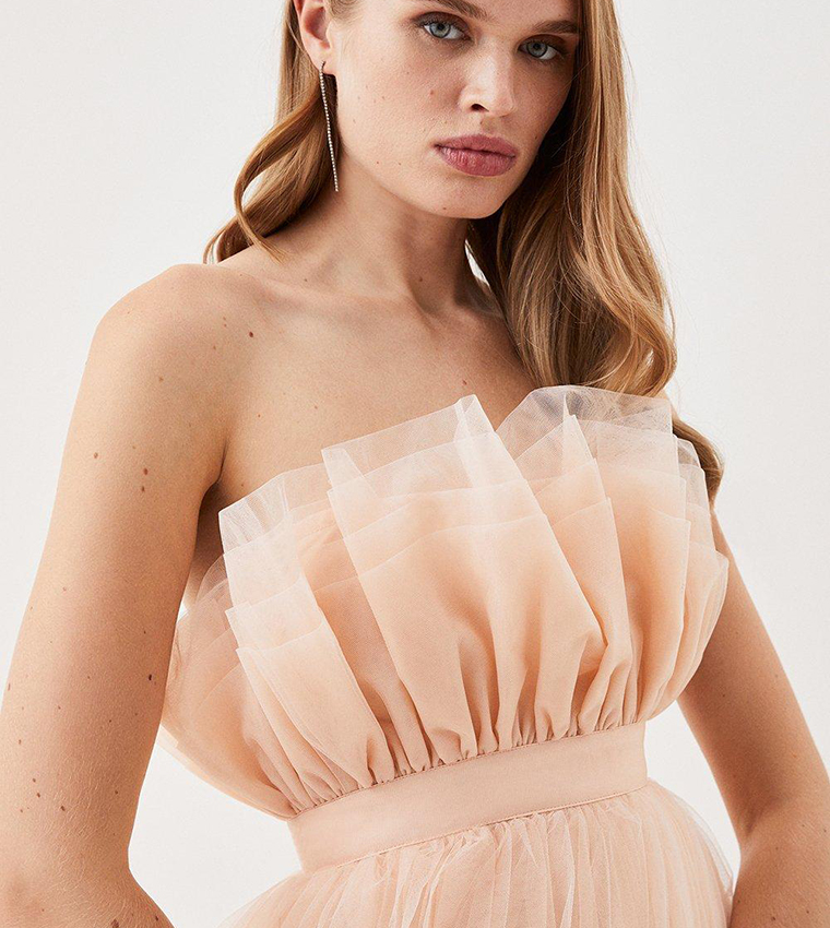 Karen millen peach dress hotsell