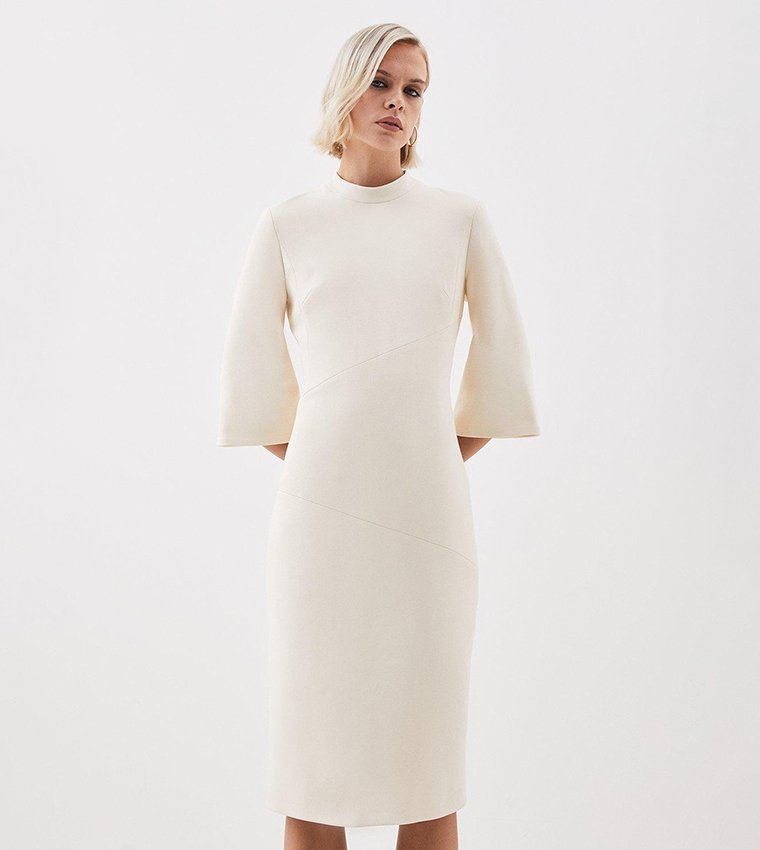 Buy Karen Millen The Founder Tailored Compact Stretch Neck