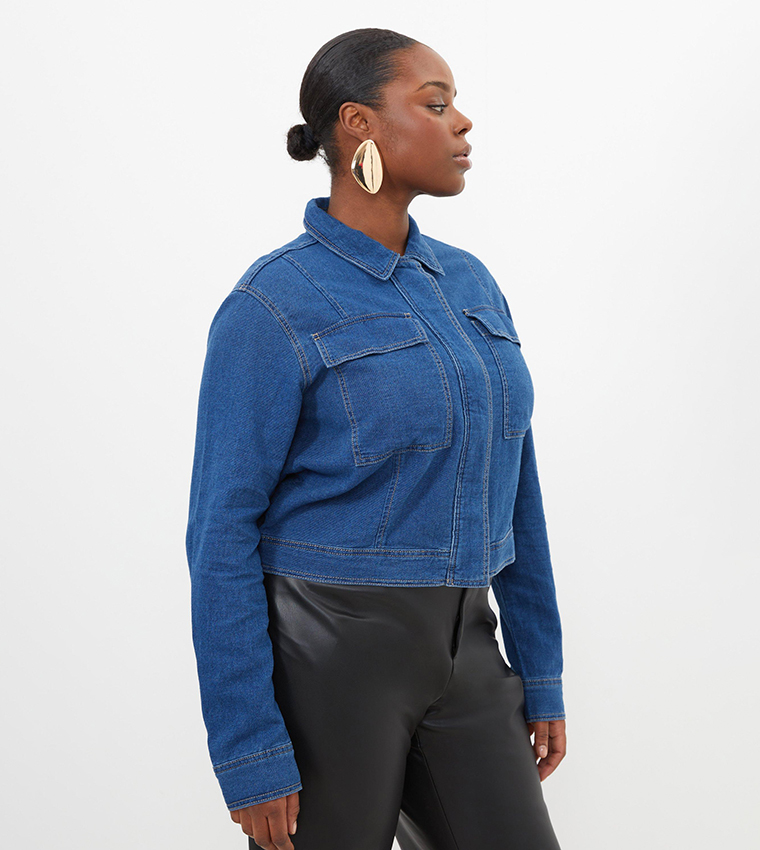 Karen millen hot sale denim jacket