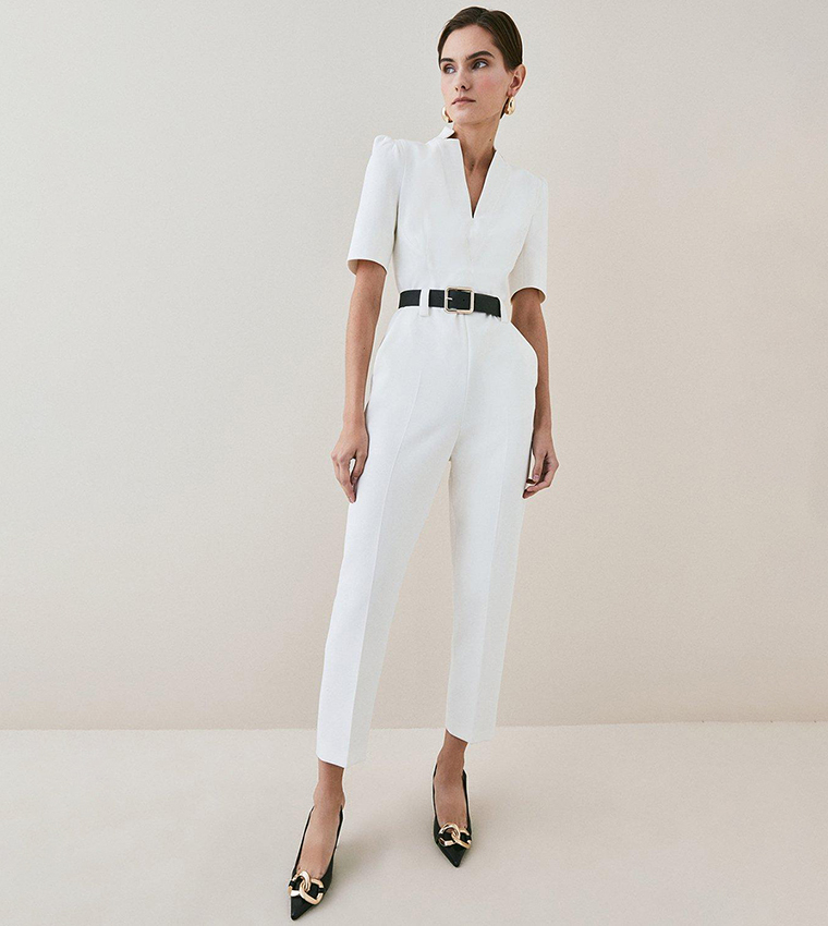 All white clearance jumpsuit petite