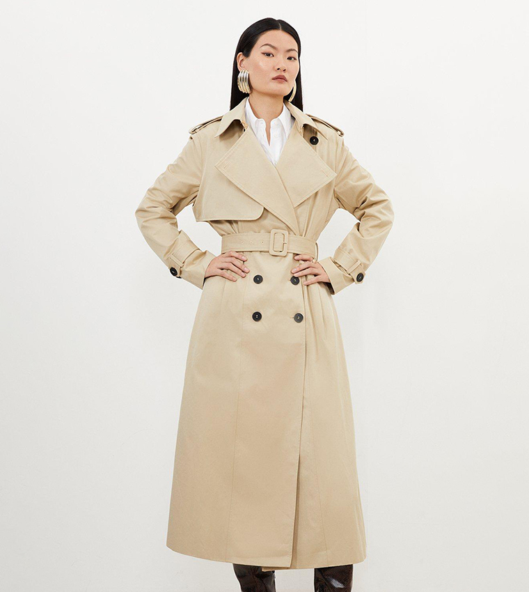 Maxi skirt trench coat best sale