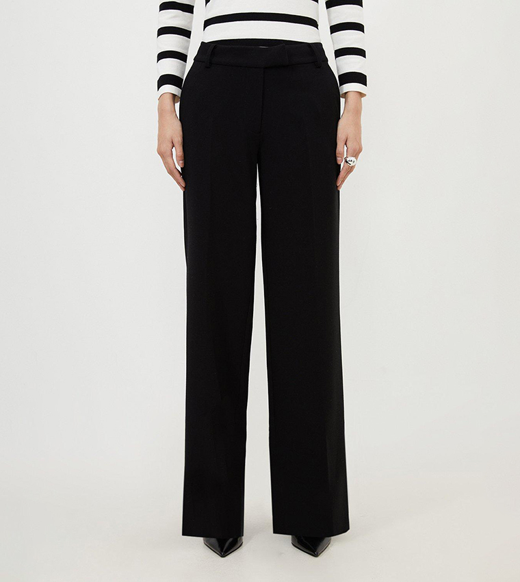 Petite Tailored Straight Leg Trousers