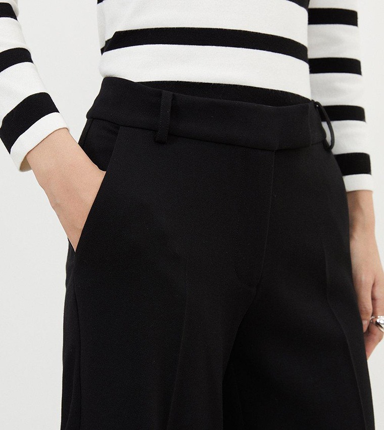 Petite Tailored Straight Leg Trousers