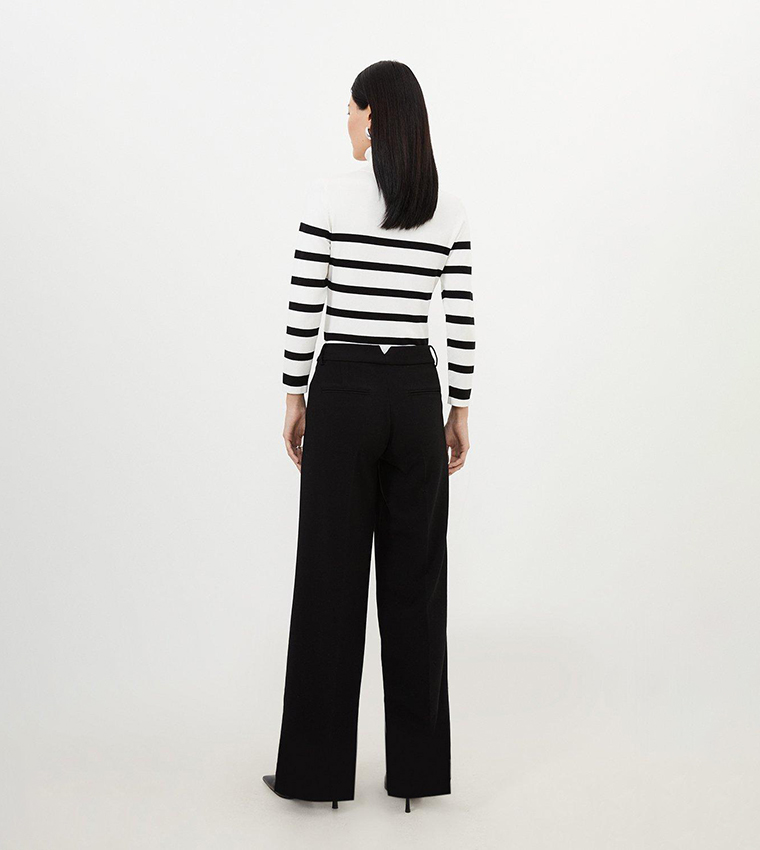 Petite Tailored Straight Leg Trousers