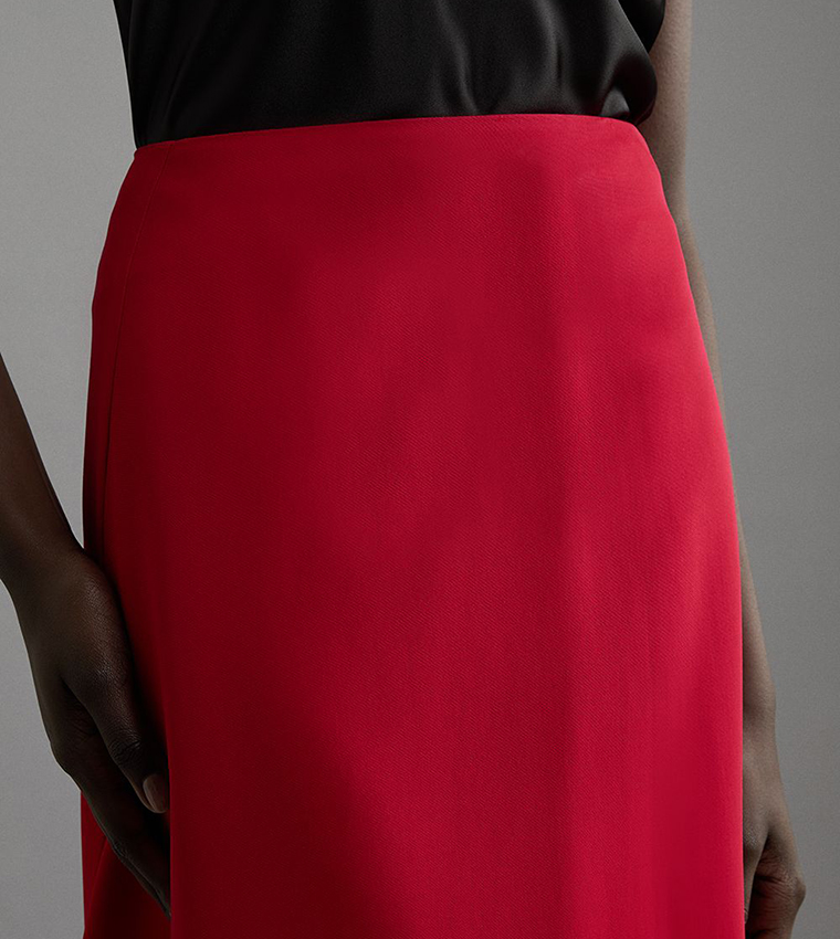 Tailored Maxi Waterfall Skirt