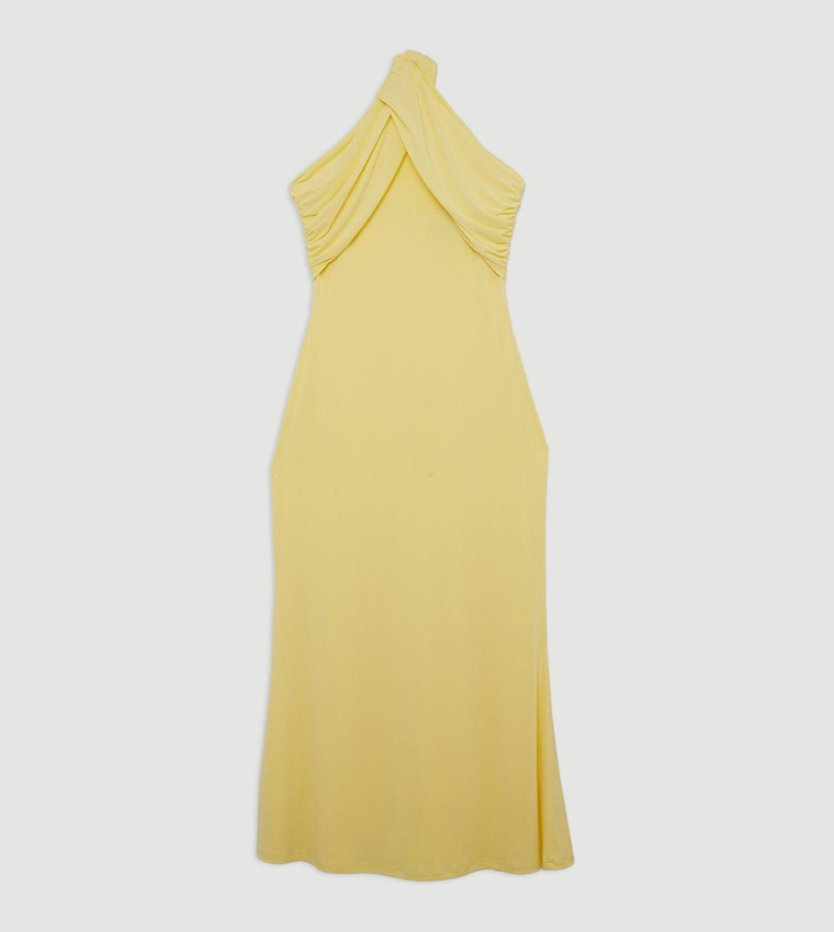 Drapey Crepe Jersey Maxi Dress