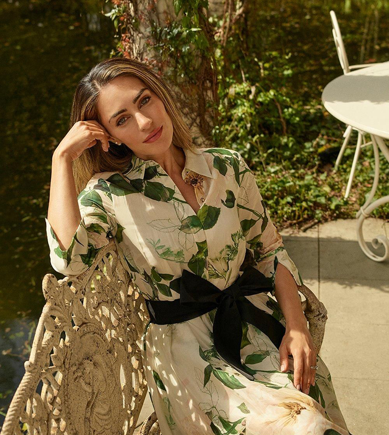 Floral Print Shirt Dress