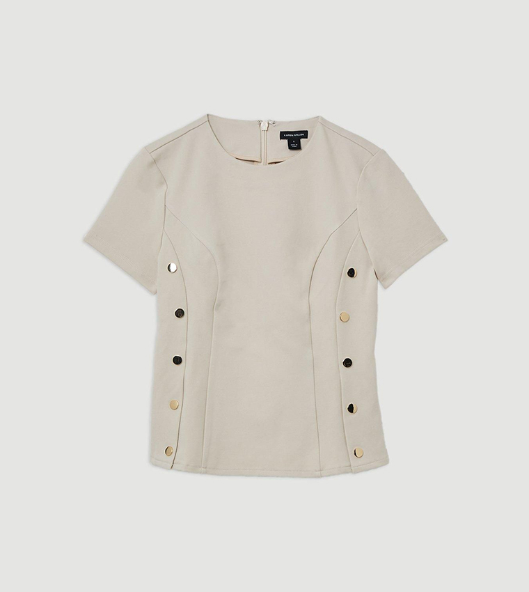 Hardwear Detail Jersey Ponte Top