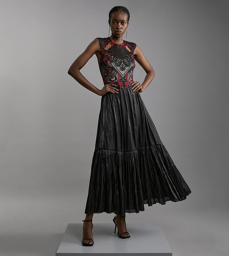 bcbg formal dresses BCBGMAXAZRIA Women's Flowy Lace Cocktail Dress, Black, 0 : Clothing, Shoes & Jewelry length gown Square neckline SELECT SIZE:44x66