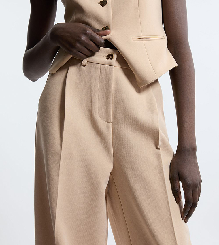 Essential Tailored Wide Leg Trousers
