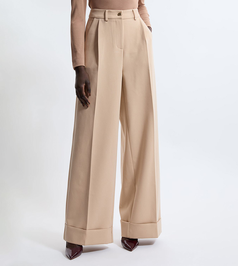 Essential Tailored Wide Leg Trousers