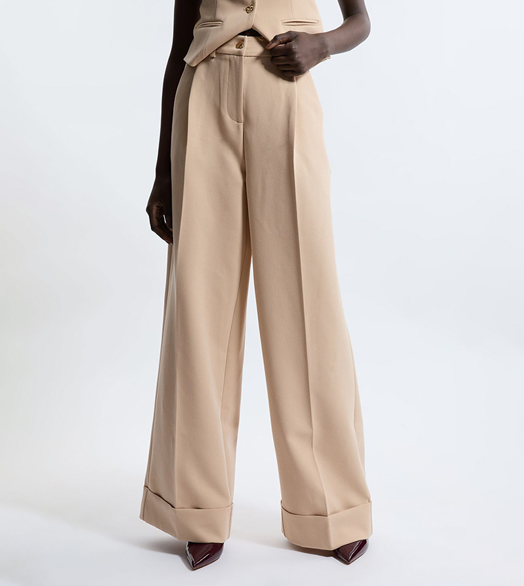 Essential Tailored Wide Leg Trousers