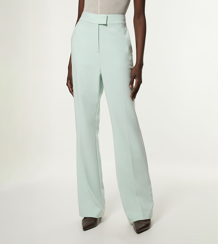 Compact Stretch Essential Tailored Straight Fit Trousers