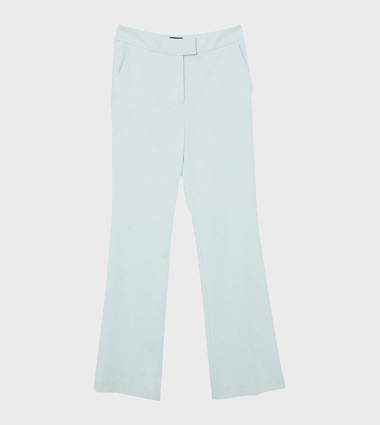 Compact Stretch Essential Tailored Straight Fit Trousers