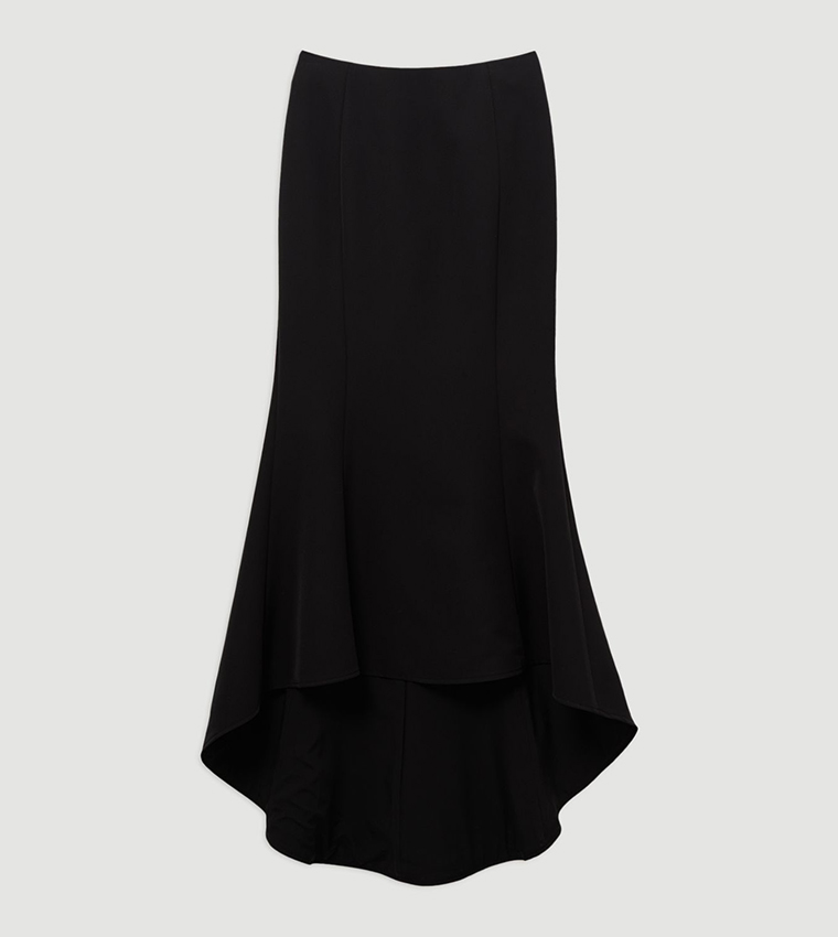 Tailored Fishtail Maxi Skirt