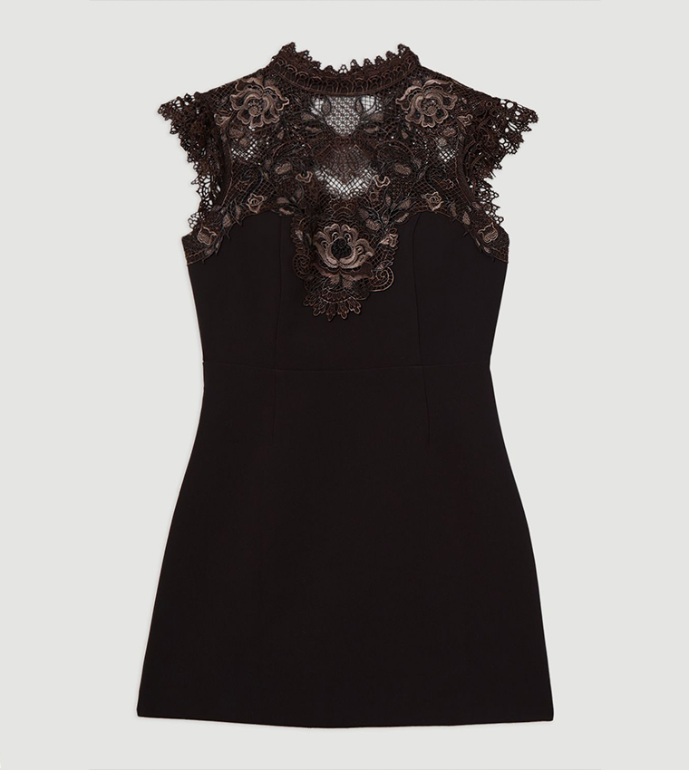 فستان ميني منسوج