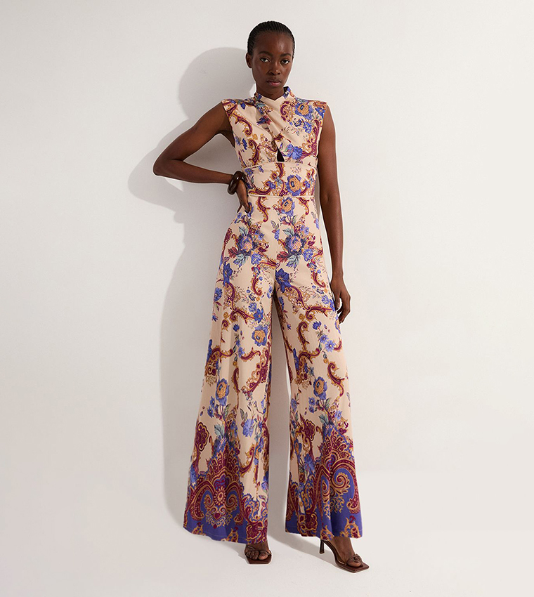 Ladies Jumpsuits Petite Jumpsuits On Sale Buy M&Co Blue Petite