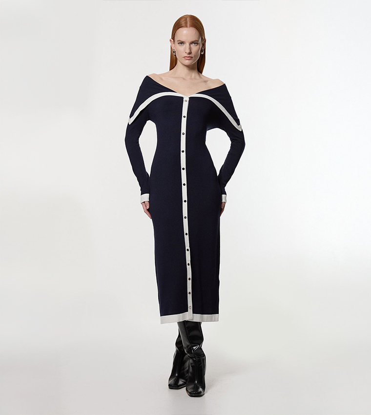 knit dress with bow For Love & Lemons main image 0