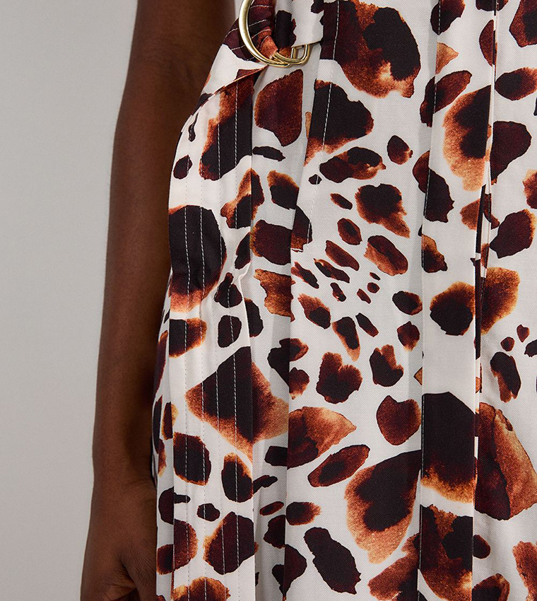 Buy Karen Millen Tall Premium Viscose Linen Halter Neck Woven Midi