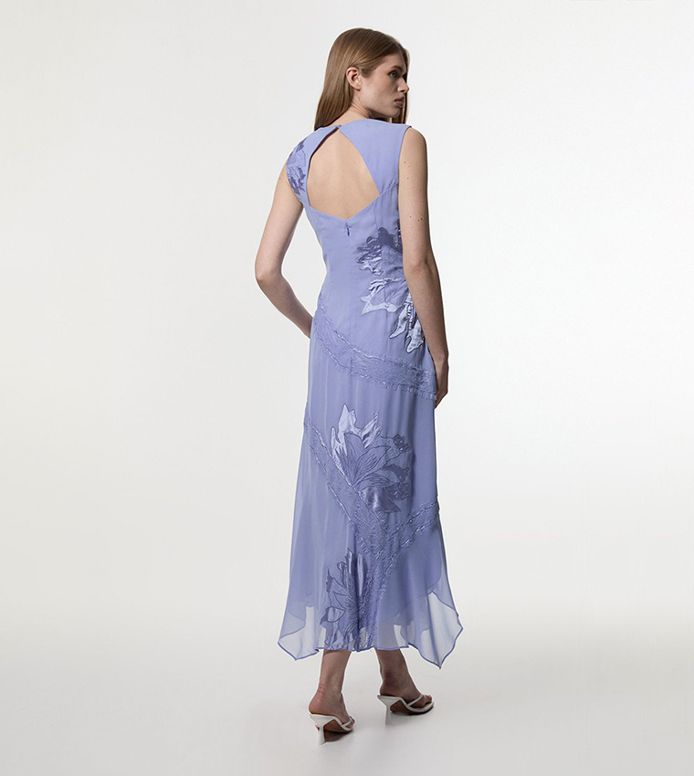 Tall Lace Detail Sleeveless Woven Maxi Dress