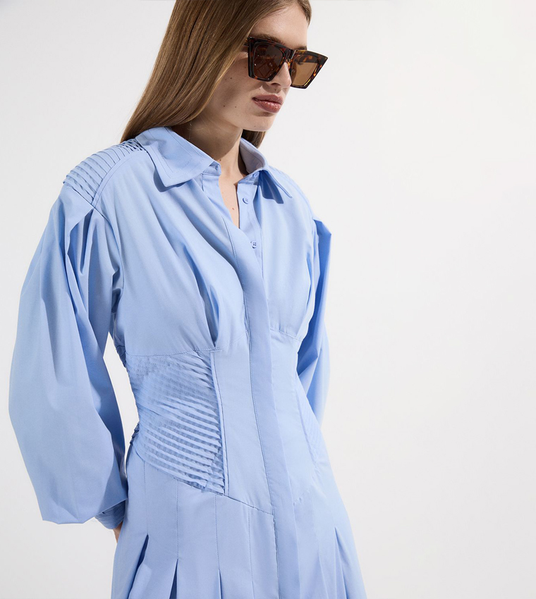 Archive Collection - Poplin Corset Maxi Dress