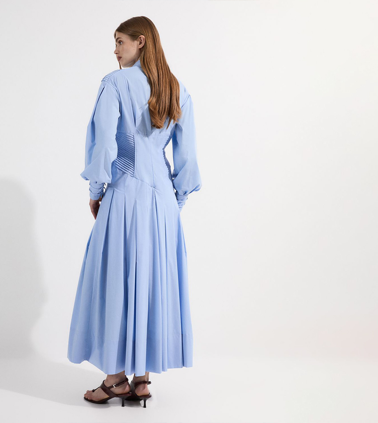 Archive Collection - Poplin Corset Maxi Dress