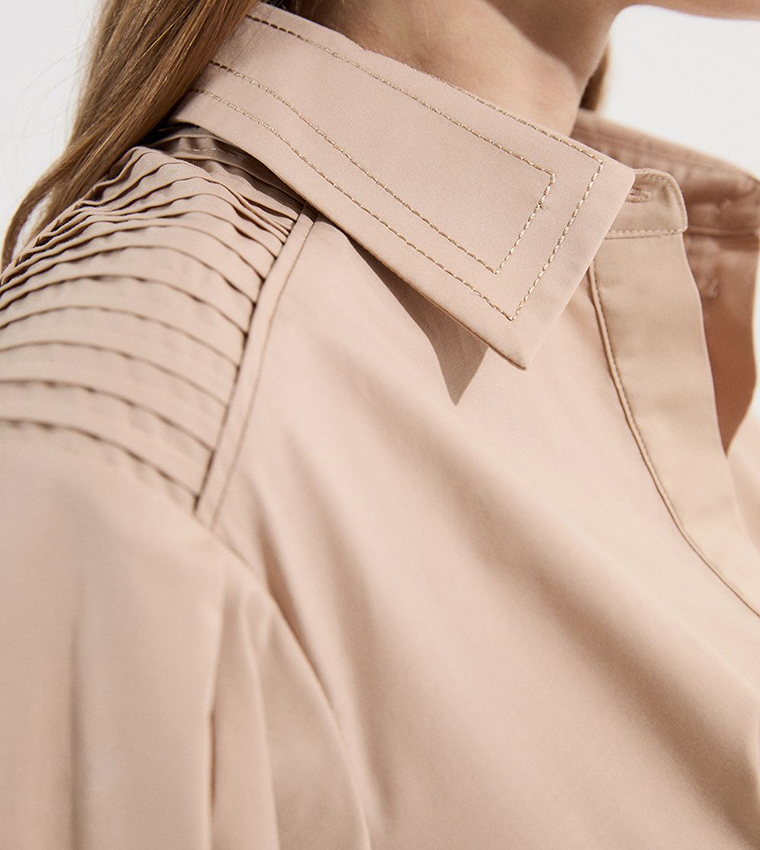 Archive Collection - Poplin Balloon Sleeves Shirt