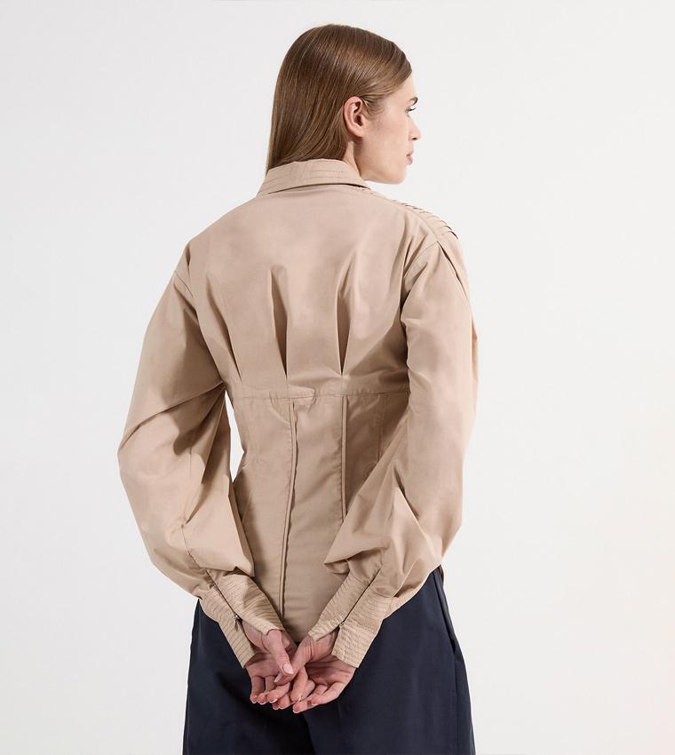Archive Collection - Poplin Balloon Sleeves Shirt