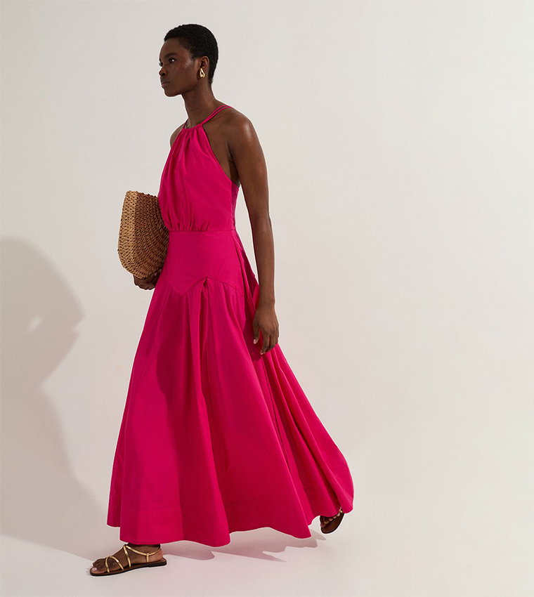 Midi Dress Hot Pink Petite Dresses Hot Pink Midi Dress Satin Midi