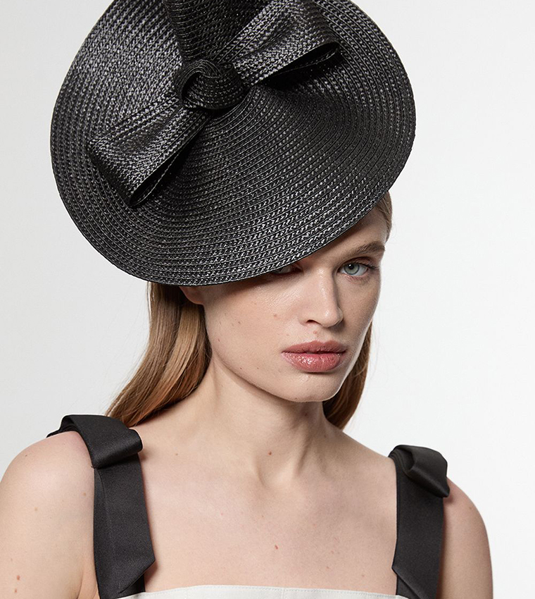 Disk Bow Detailed Fascinator