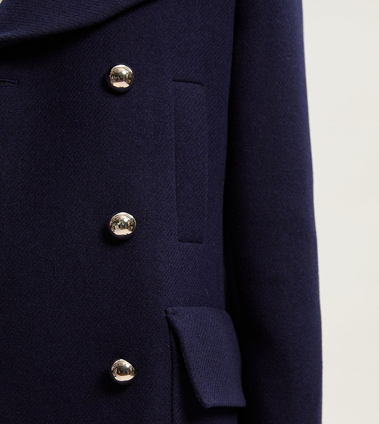 جاكيت صوف بجيوب 