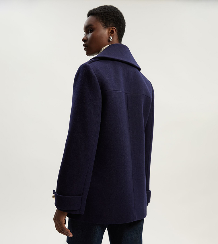 جاكيت صوف بجيوب 