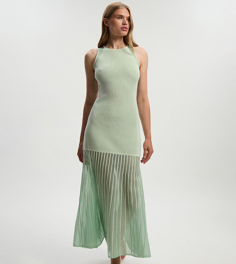 karen millen mint green dress Karen Millen Light Green Dress Karen Millen Women's Light Mint Green Boucle  Shift Work Dress Size