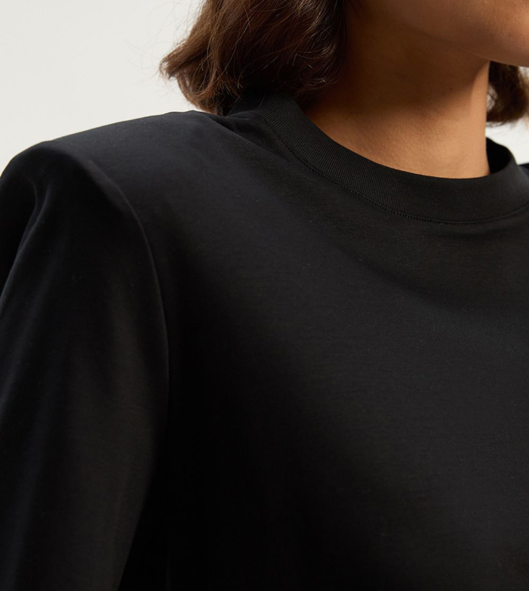 Power Shoulder Short Sleeves T-Shirt