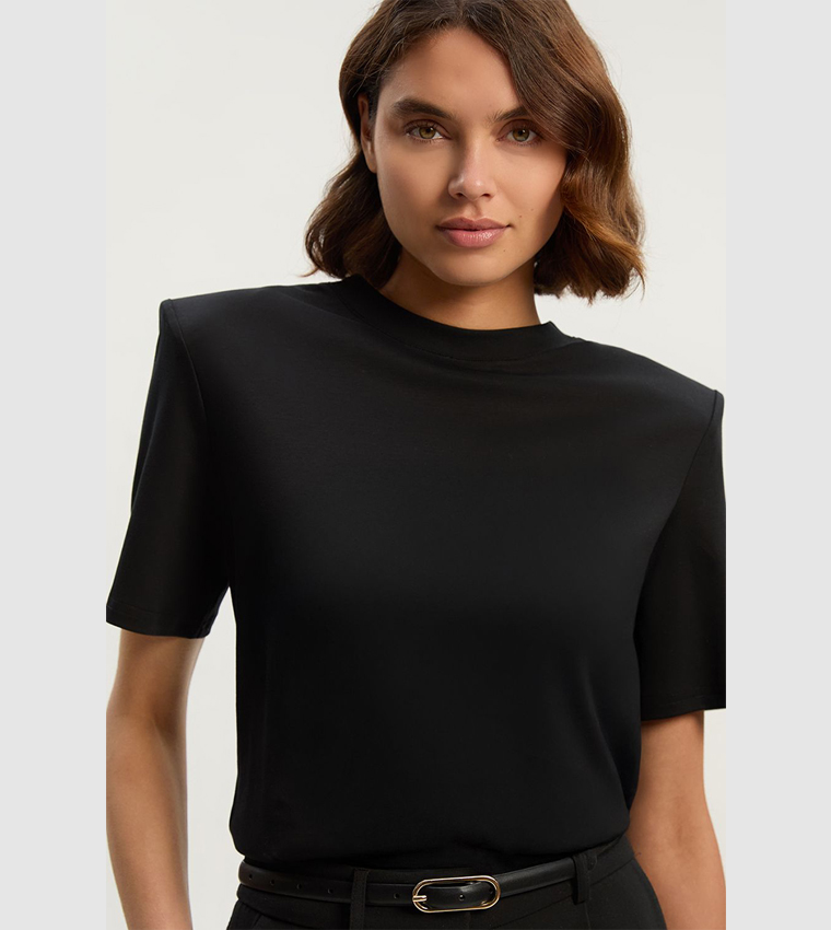 Power Shoulder Short Sleeves T-Shirt