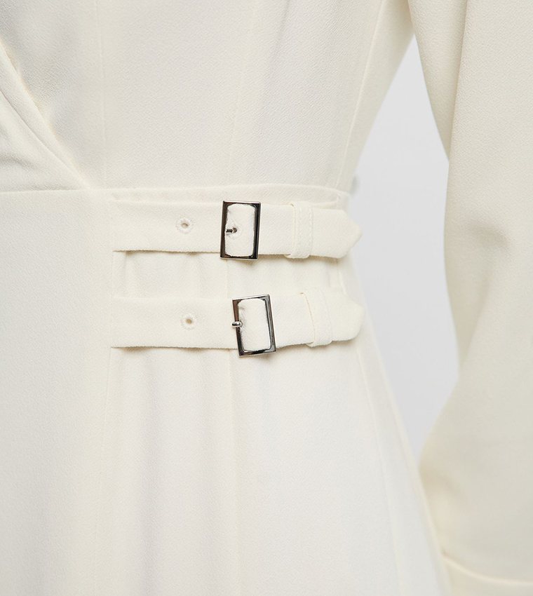 فستان ميدي كريب