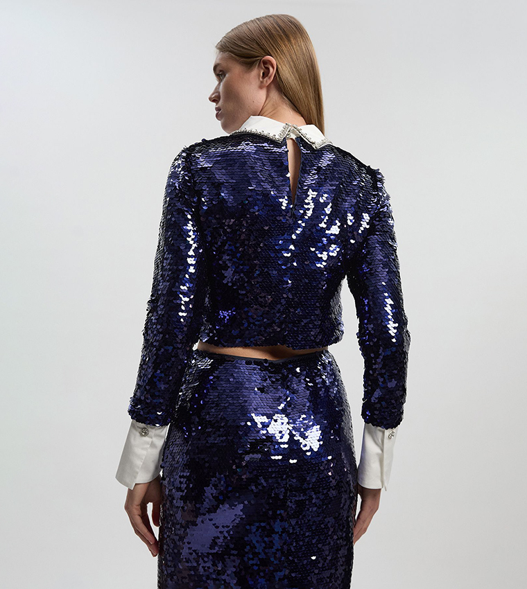 كروب توب محبوك كم طويل