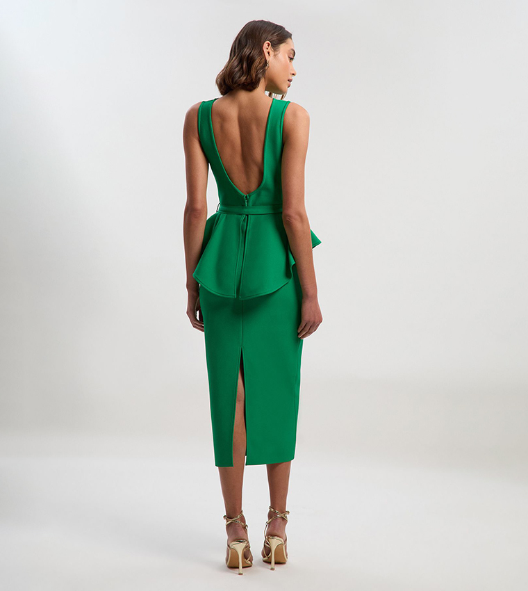 karen millen green dress Ariel Purple & Green Gown – princessprojectco main image 0