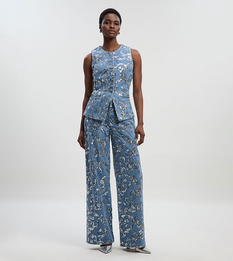 جاكيت بأزرار وترتر 