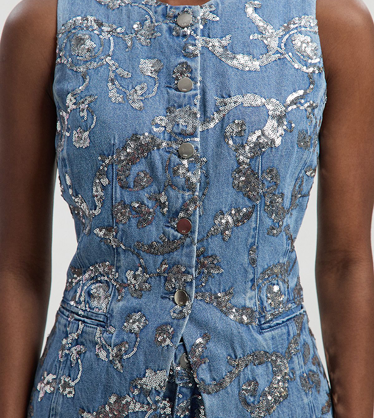 جاكيت بأزرار وترتر 