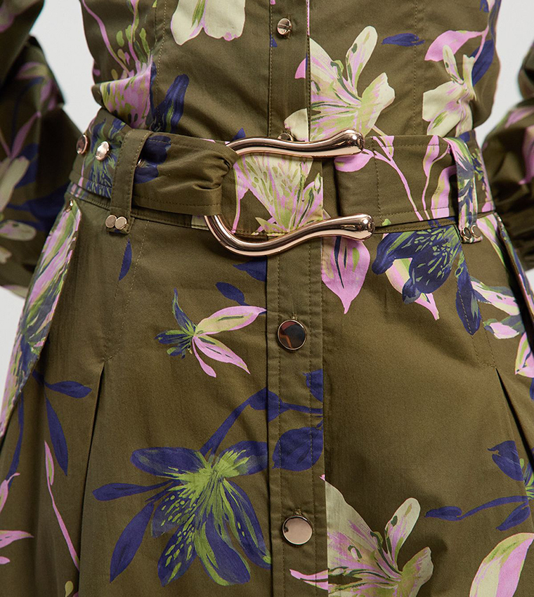 تنورة ميدي بطبعة 