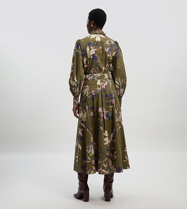 تنورة ميدي بطبعة 