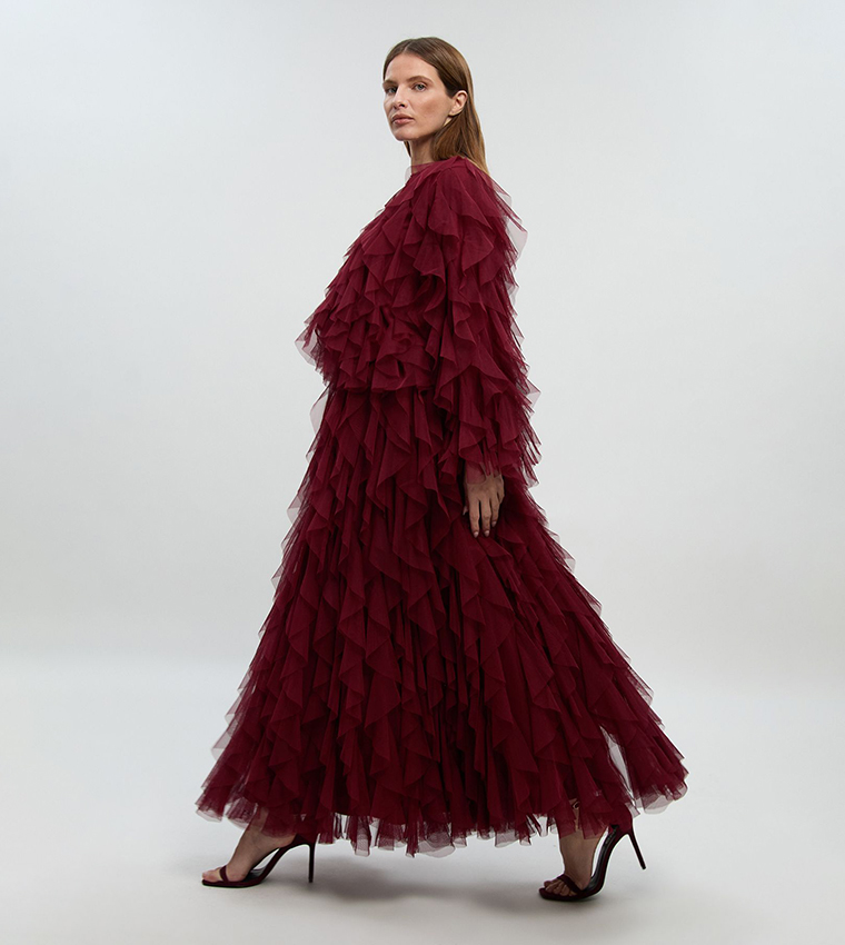 جاكيت بومبر محبوك ومكشكش