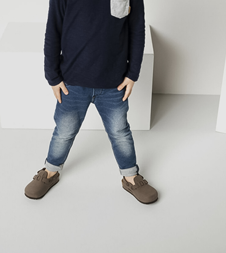 Kay Kids Birko Flor Nubuck Mocha