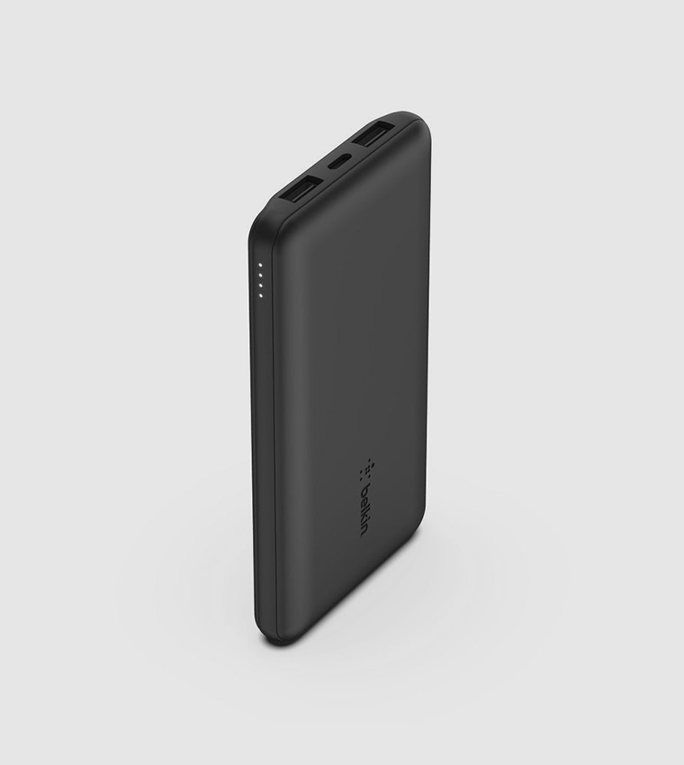Boostcharge Power Bank 10K Mah 15W Quick Charge 2X Usb-C 2X Usb-A Ports Black