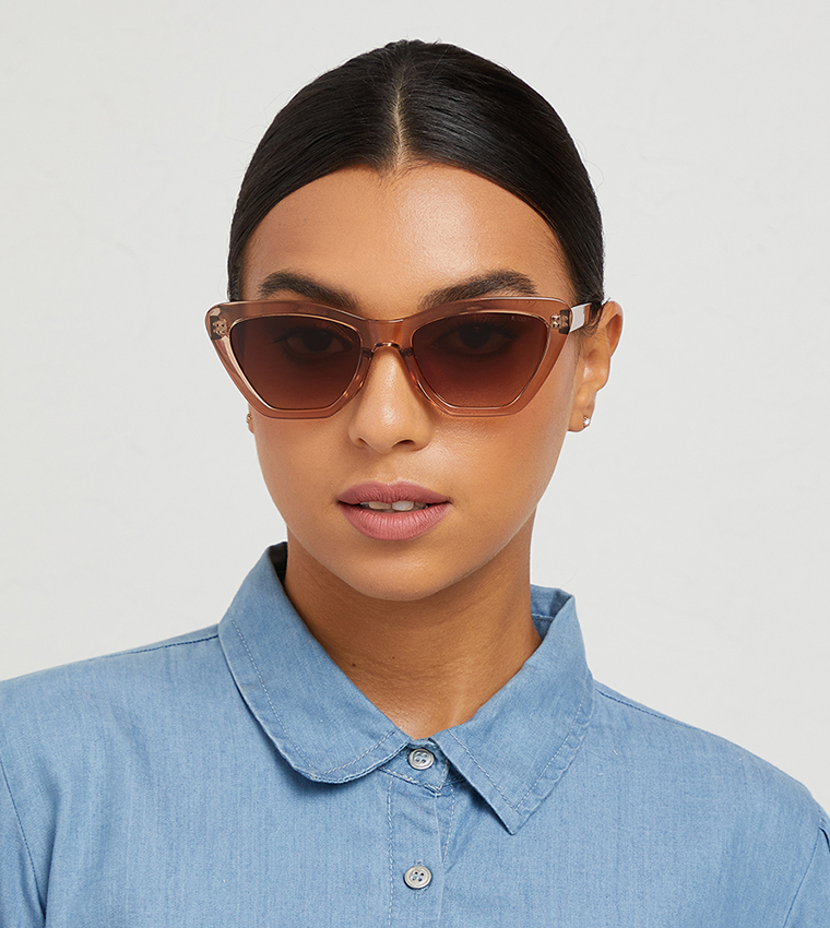 Hattie Full Rim Cat Eye Sunglasses
